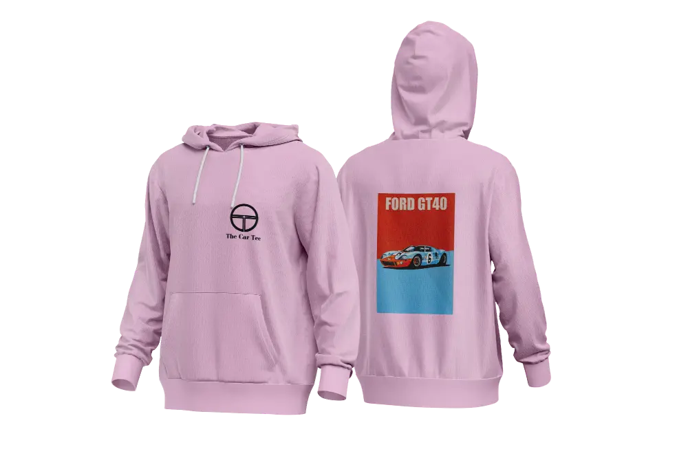 Ford GT40 Hoodie Pink.webp